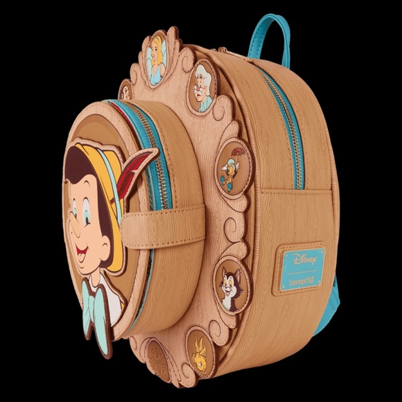 Loungefly Pinocchio Cameo Mini Backpack NWT main image 6